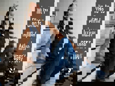 Woman Holding Her Leg in Pain